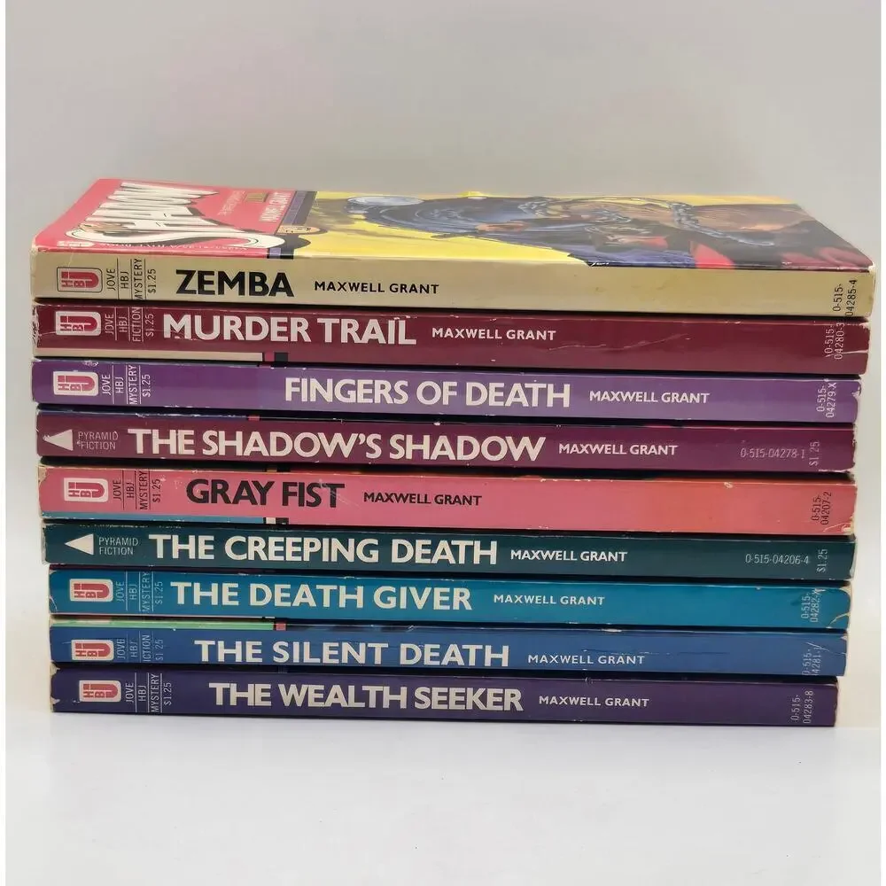 Maxwell Grant Shadow Series Book Set VINTAGE